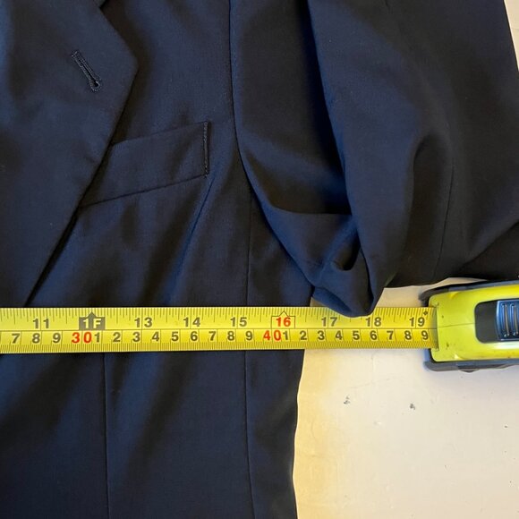 Emporio Armani Black Blazer - 100% Virgin Wool - Made in Italy - Picture 9 of 12